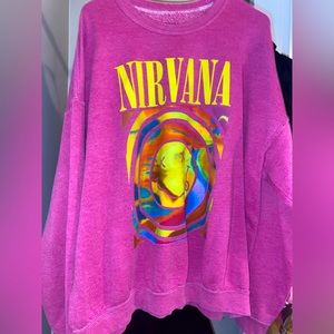 Pink Nirvana Crewneck